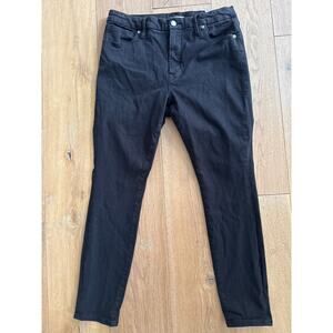 Good American Black Hi Rise Skinny Jeans